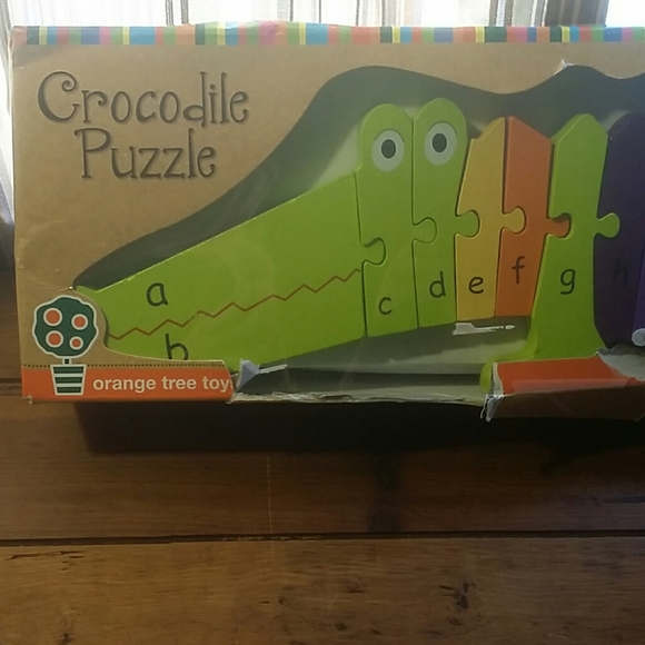 New Crocodile Alphabet Wood Puzzle - Picture 2 of 7
